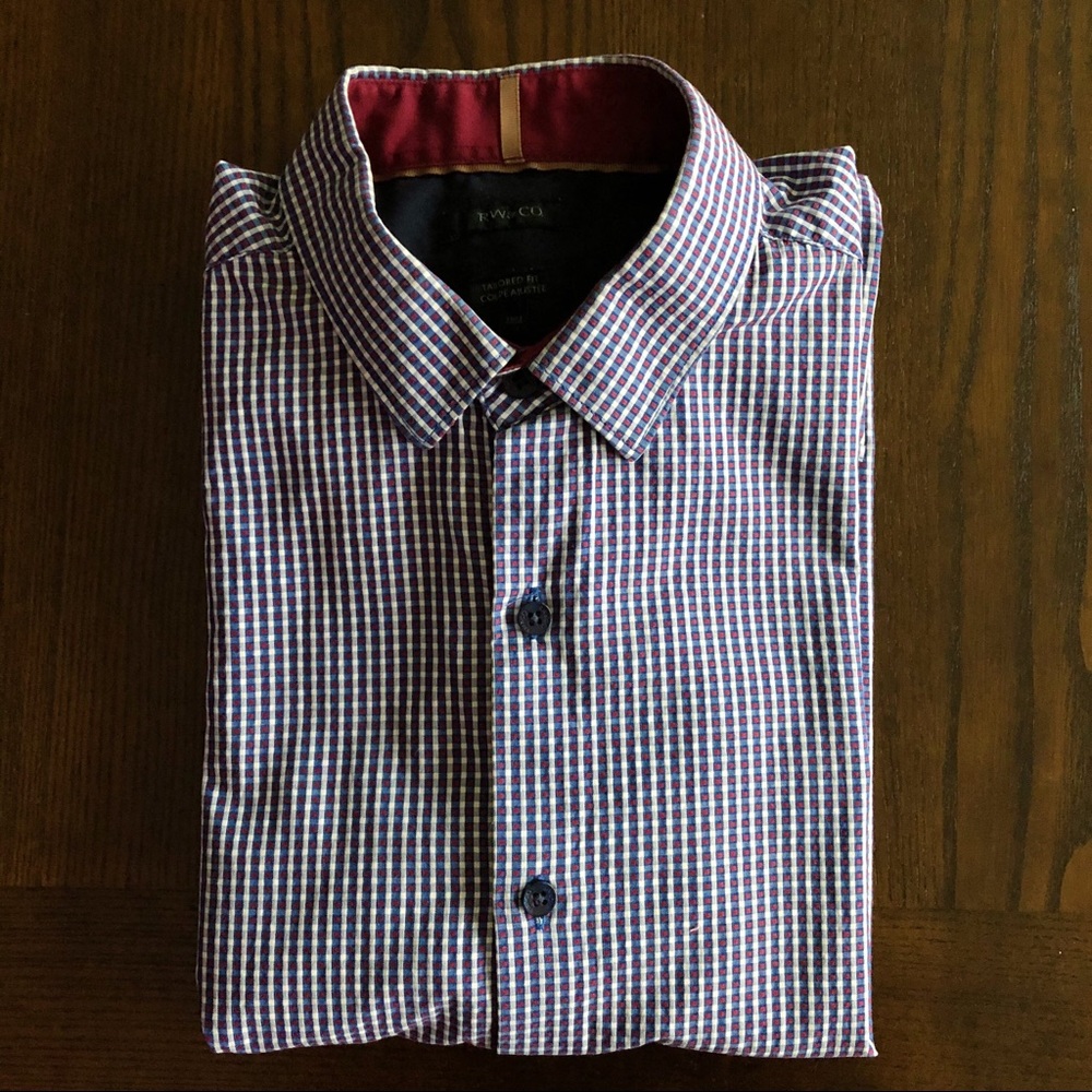 🍓3/$20 RW&Co Men’s Plaid Dress Shirt